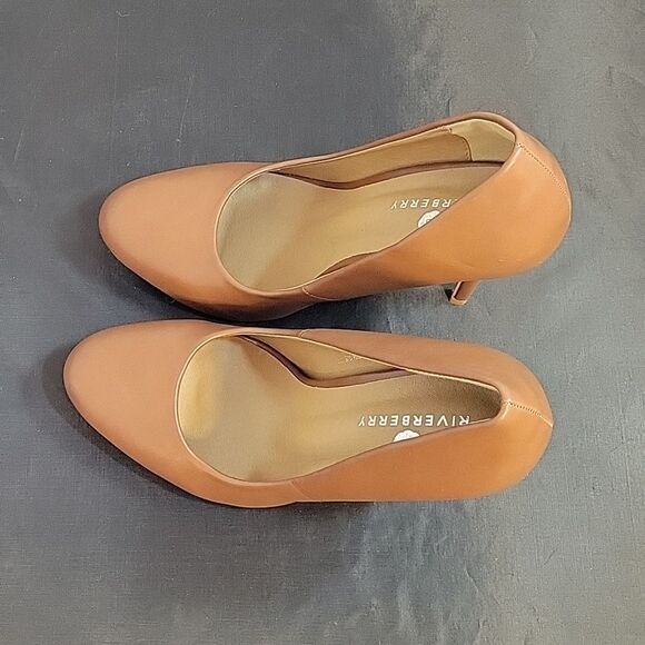 BRAND NEW RIVERBERRY ROUND TOE HIGH HEEL STILETTOS PUMP - Picture 5 of 13